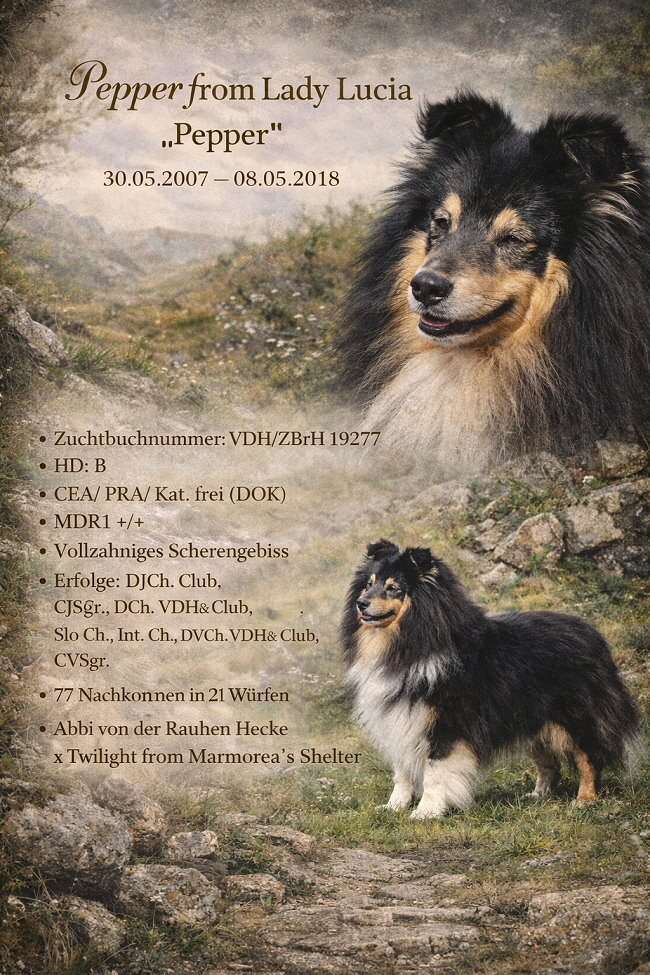 KI-Collage von Pepper from Lady Lucia