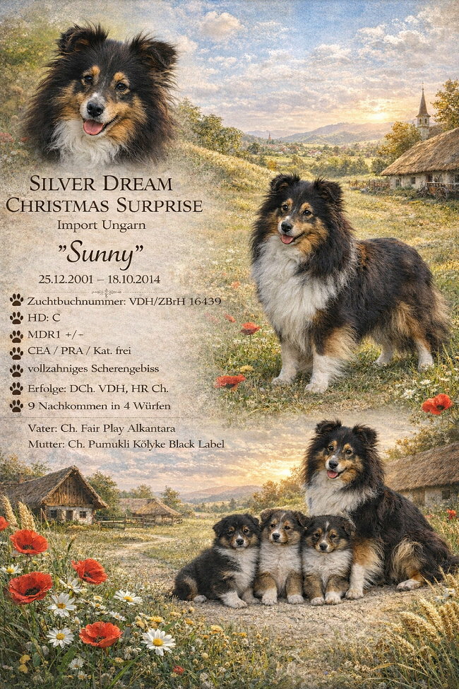 KI-Collage von Silver Dream Christmas Surprise